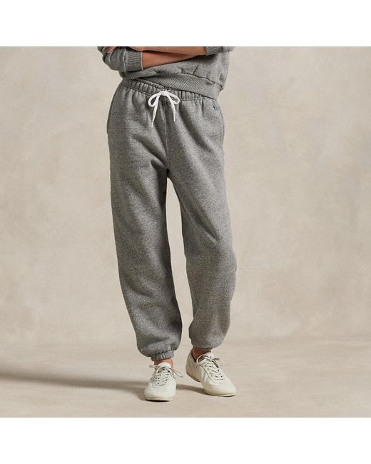 Ralph Lauren Gray Fleece Athletic Pant