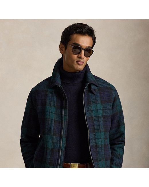 Polo Ralph Lauren Blue The Langdon Plaid Tweed Jacket for men