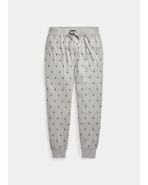 Pantalon de pyjama avec motif poney Polo Ralph Lauren pour homme en coloris  Blanc | Lyst