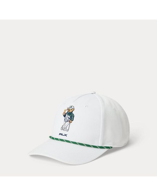 Ralph Lauren Twill-Sportkappe Mit Polo Bear in White für Herren