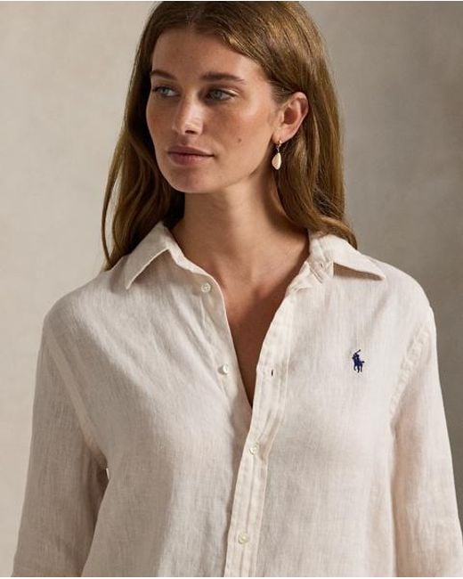 Polo Ralph Lauren Natural Classic Fit Linen Shirt