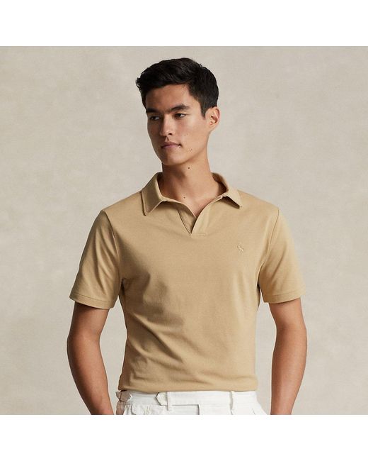 Polo Ralph Lauren Natural Classic Fit Stretch Mesh Polo Shirt for men