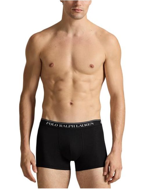 Polo Ralph Lauren Black Stretch Cotton Trunk 3-Pack for men