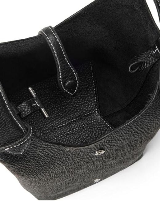 Polo Ralph Lauren Black Polo Play Small Leather Tote & Crossbody