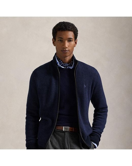 Polo ralph lauren trui met rits hotsell