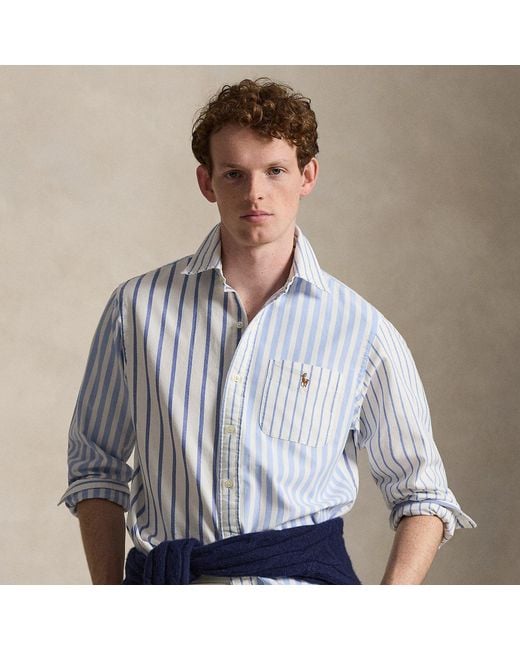 Polo Ralph Lauren White Classic Fit Oxford Fun Shirt for men