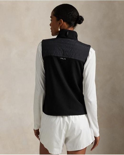 Ralph Lauren Black Hybrid Quilted Gilet