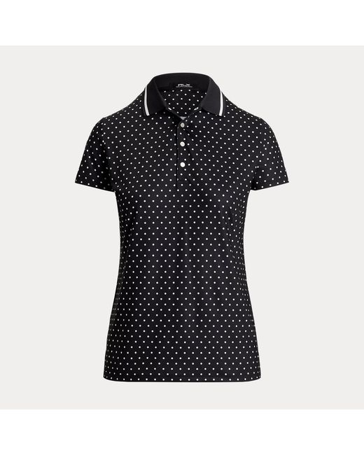 Ralph Lauren Black Tailored Fit Stretch-Jersey Polo Shirt