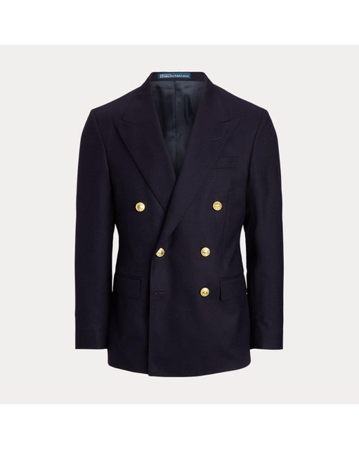 Polo Ralph Lauren Blue Polo Doeskin Wool Blazer for men