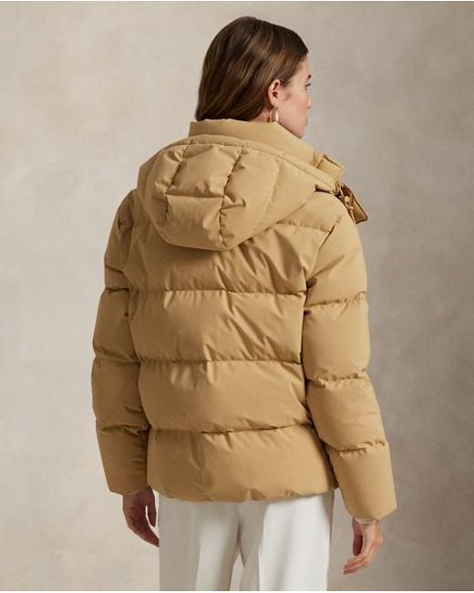 Chaqueta Acolchada De Plumón Polo Ralph Lauren de color Brown