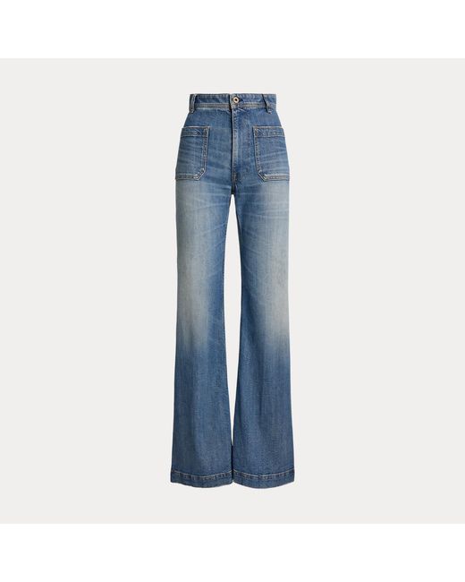 Polo Ralph Lauren Blue High-Rise Boot Jean