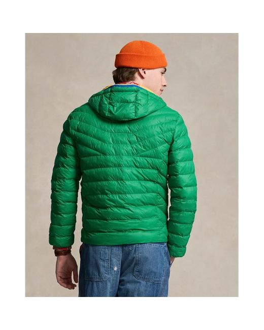 Ralph Lauren Green The Colden Packable Jacket for men