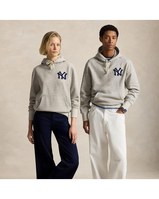 Polo Ralph Lauren Blue Polo Ralph Lauren Lauren Yankees Hoodie for men