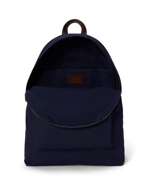 Polo Ralph Lauren Blue Polo Bear Canvas Backpack for men