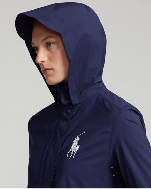 Polo Ralph Lauren Blue Wimbledon Umpire Twill Coat