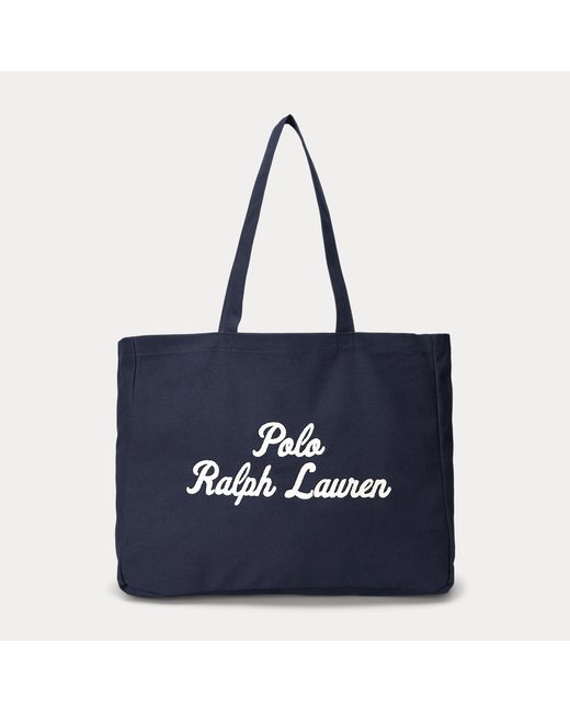 Polo Ralph Lauren Multicolor Embroidered Canvas Tote for men