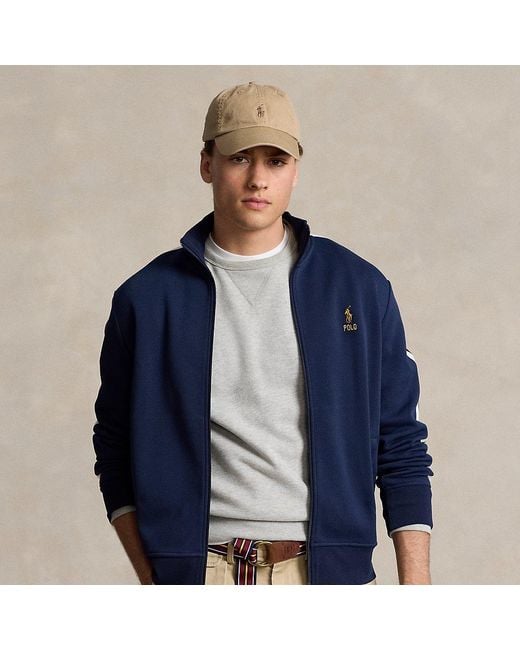 Polo Ralph Lauren Blue Double-knit Track Jacket for men