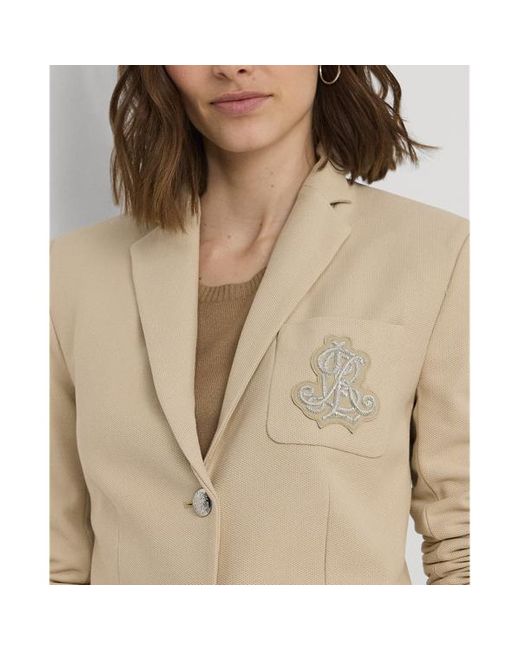 Ralph Lauren Natural Ralph Lauren Bullion Jacquard Blazer