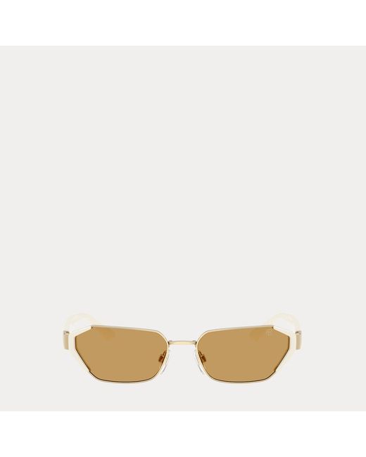 Ralph Lauren Natural Rl Rectangle Sunglasses