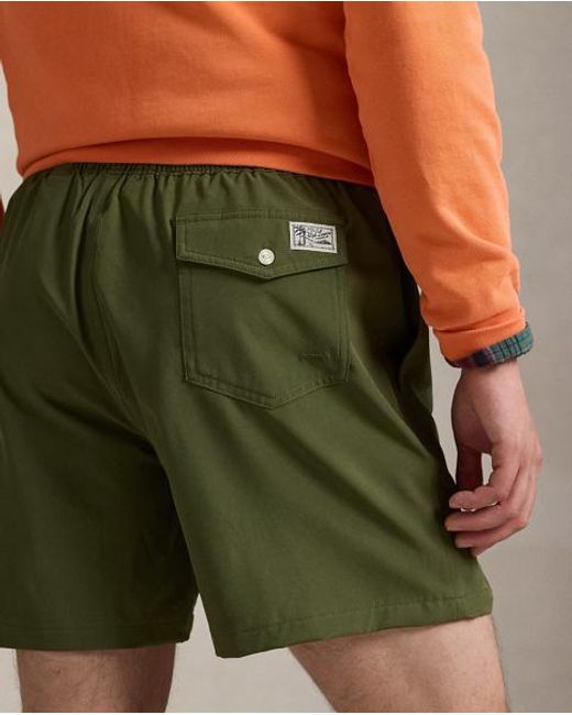 Polo Ralph Lauren Klassische Badeshorts Traveler in Green für Herren