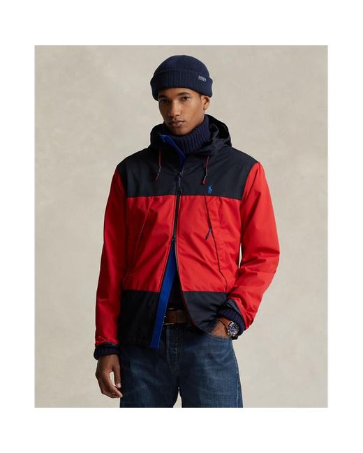 Polo Ralph Lauren Red Water-resistant Hooded Jacket for men