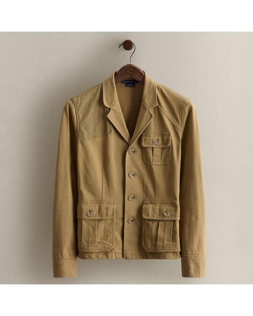 Ralph Lauren Green C. 2008 Cotton Buttoned Jacket