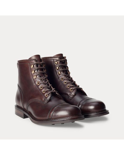 RRL Brown Leather Boot for men