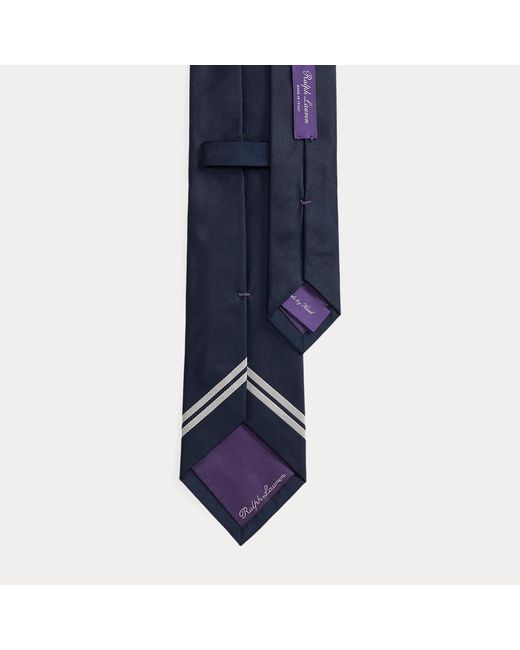 Ralph Lauren Blue Crest Silk Tie for men