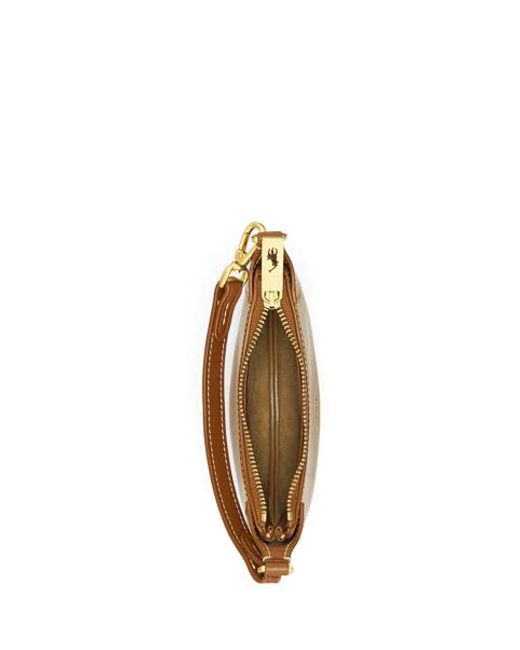 Polo Ralph Lauren Brown Polo Id Leather Card Case