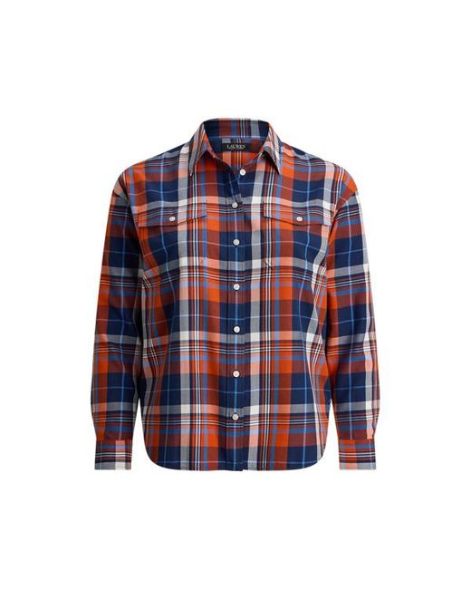 Ralph Lauren Blue Ralph Lauren Plaid Cotton Twill Shirt