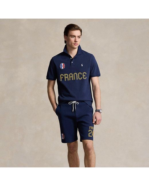 Ralph Lauren Blue 9-inch France Short for men