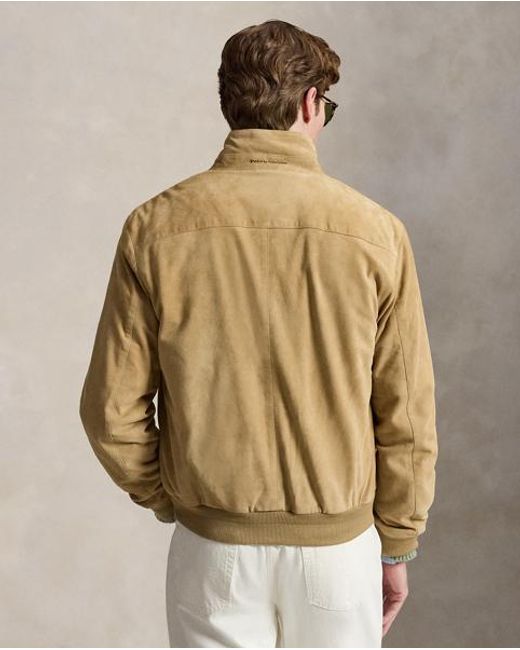 Polo Ralph Lauren Natural The Charleton Suede Jacket for men