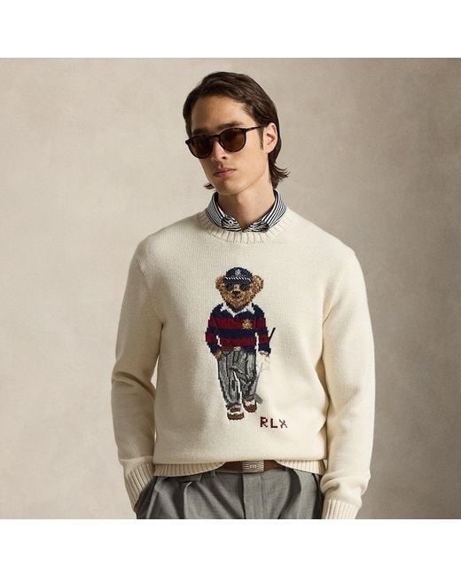 Ralph Lauren Natural Polo Bear Performance Jumper for men