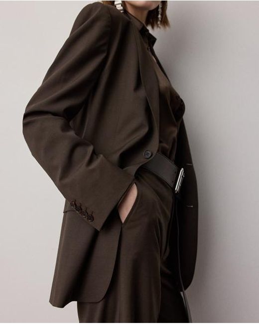 Ralph Lauren Black Marcy Wool-Blend Jacket