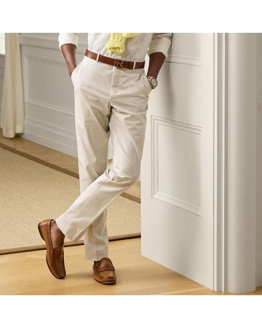 Ralph Lauren Natural Straight Fit Stretch Chino Trouser for men
