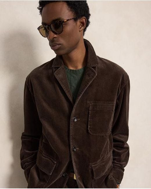 Polo Ralph Lauren Black The Finley Corduroy Jacket for men