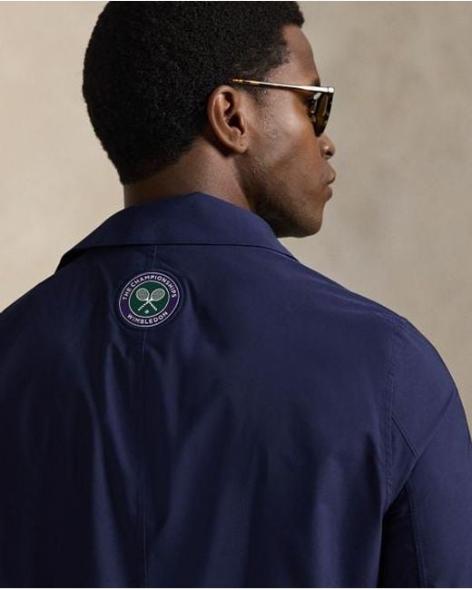Polo Ralph Lauren Blue Wimbledon Umpire Walking Coat for men