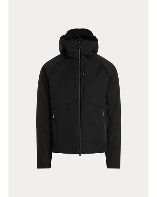 Polo Ralph Lauren Black Water-repellent Softshell Jacket for men
