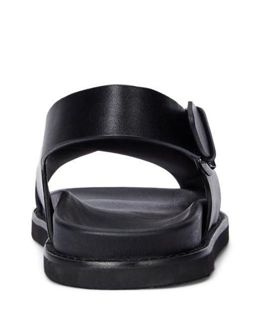 Ralph Lauren Black Zane Leather Sandal for men