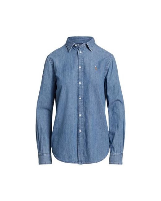 Ralph Lauren Blue Classic Fit Denim Shirt