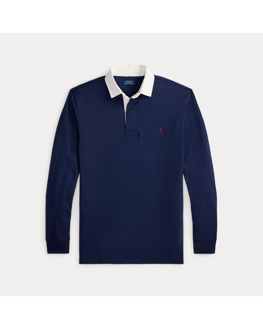 Ralph Lauren Blue The Iconic Rugby Shirt for men