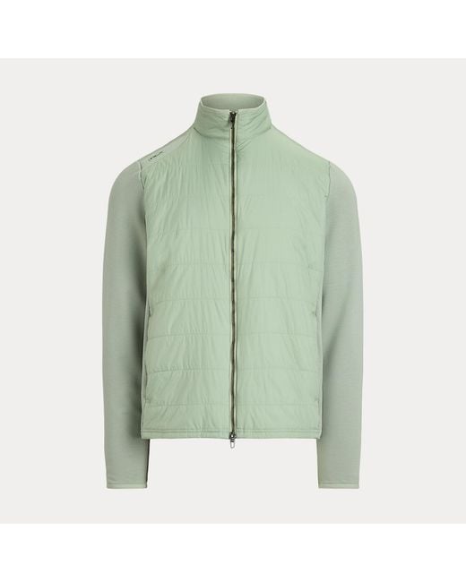 Ralph Lauren Green Hybrid Mockneck Jacket for men