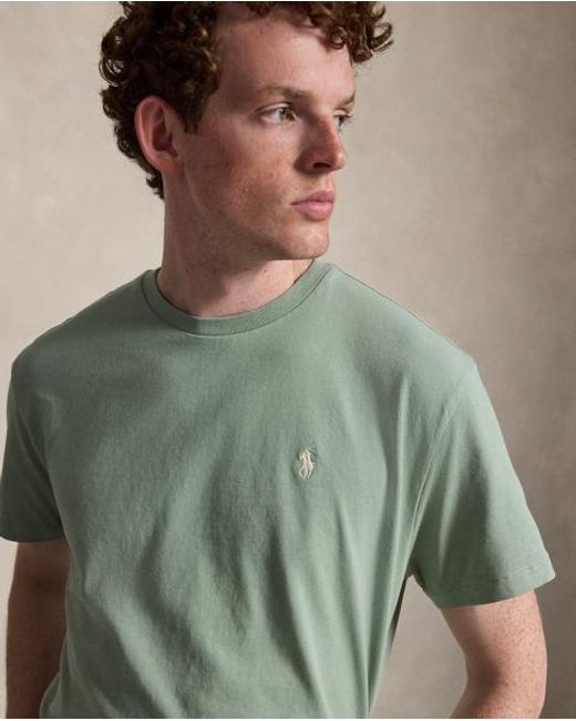 Polo Ralph Lauren Green Classic Fit Jersey T-Shirt for men