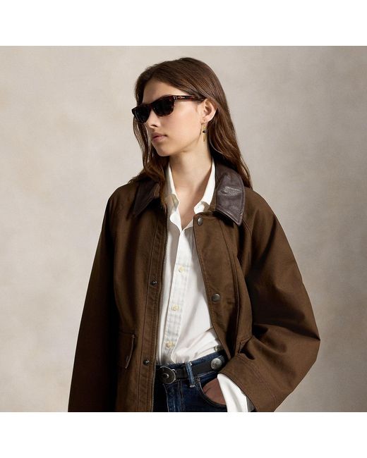 Polo Ralph Lauren Brown Cotton Utility Jacket