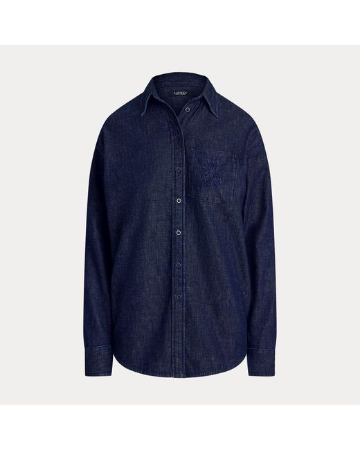 Camicia in denim Relaxed-Fit di Ralph Lauren in Blue