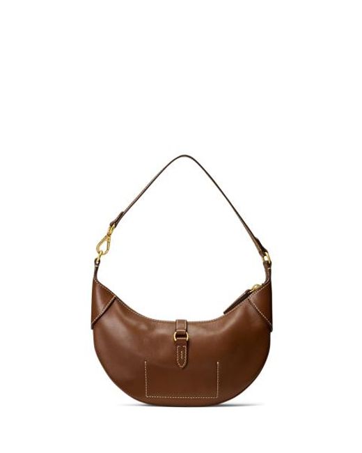 Polo Ralph Lauren Natural Polo Id Calfskin Mini Shoulder Bag