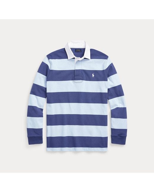 Polo Ralph Lauren Blue The Iconic Rugby Shirt for men
