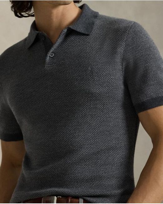 Pull Col Polo Performance Ralph Lauren pour homme en coloris Gray