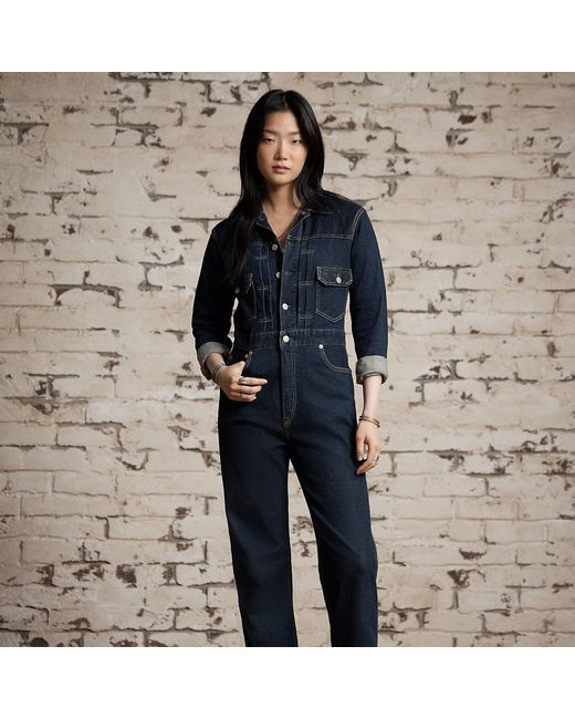 Ralph Lauren Blue Denim Coverall