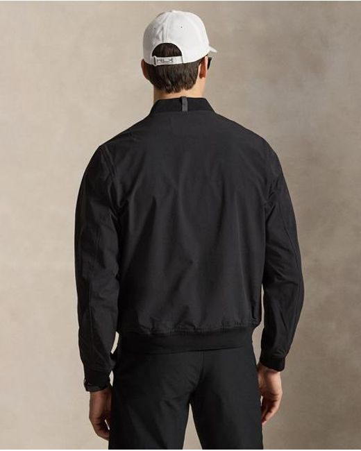 Ralph Lauren Black Performance Flight Jacket for men